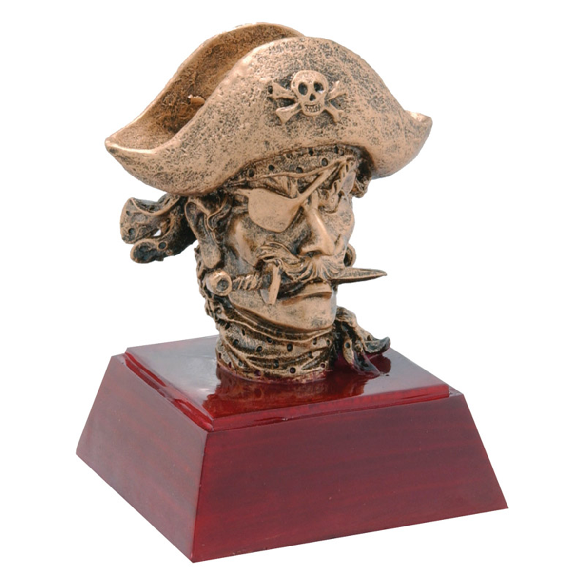 Pirate Bronzed Resin Trophy