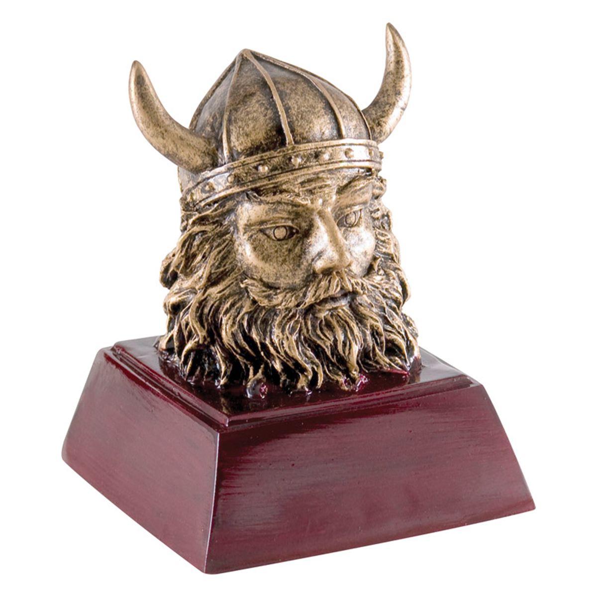 Viking Bronzed Resin Trophy