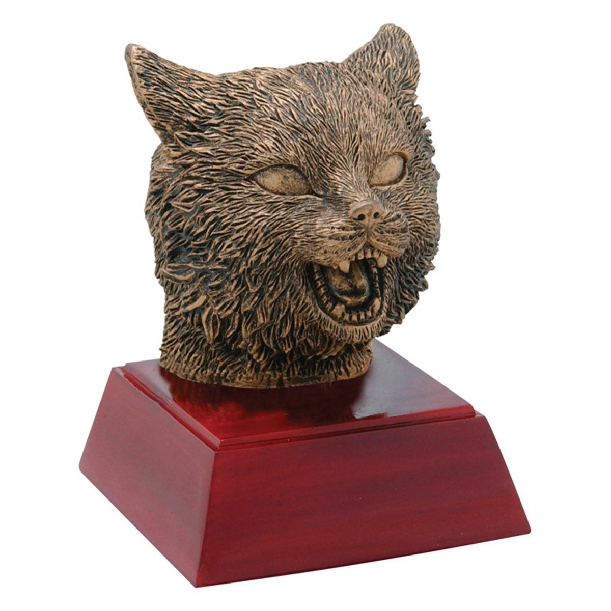Wildcat Bronzed Resin Trophy