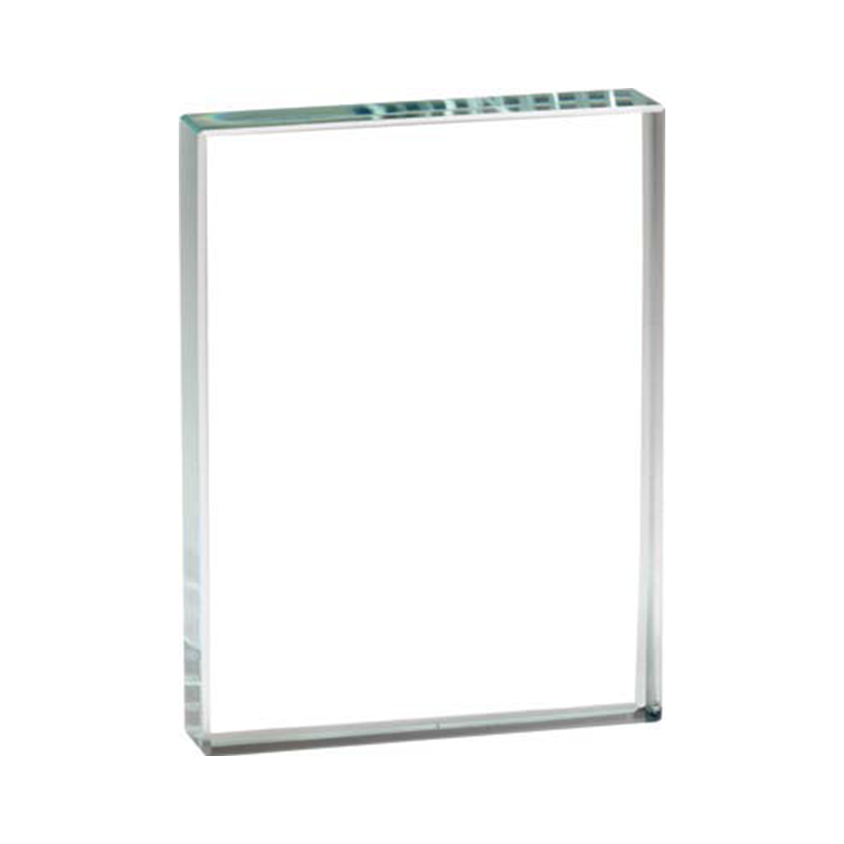 Clear Crystal Rectangle Paperweight