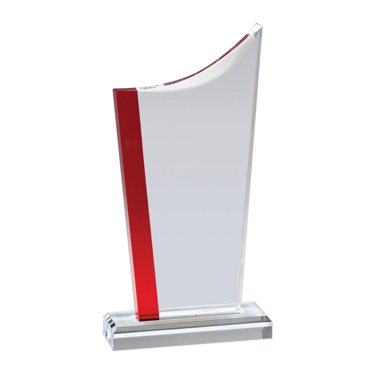 Swoop with Red Stripe Acrylic Award