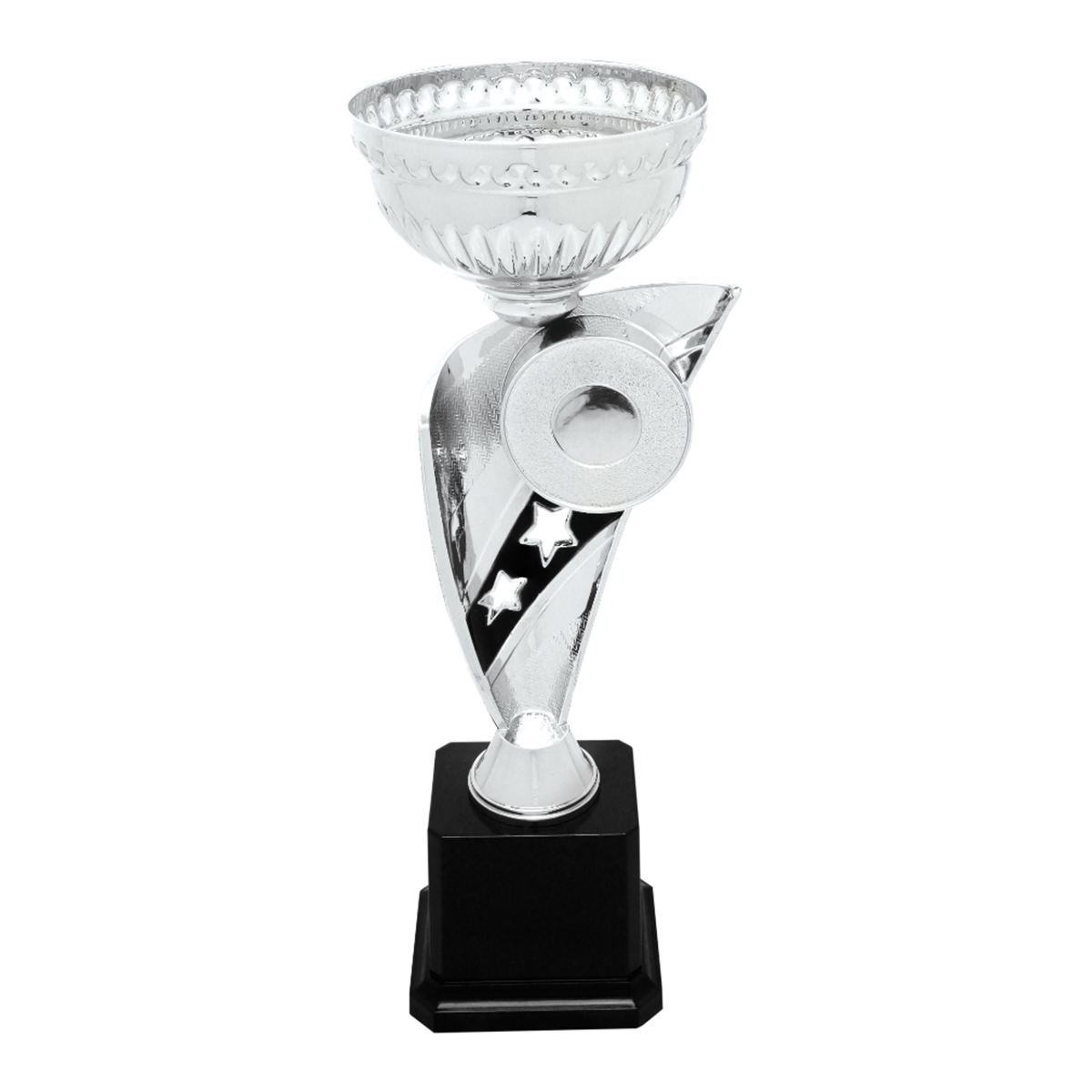 Silver Banner Cup Trophy with Insert Holder