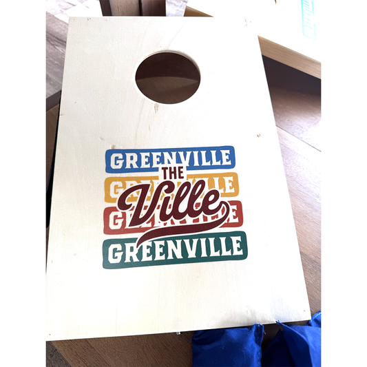 "The Ville" Mini Cornhole Set - Premium Desktop Game