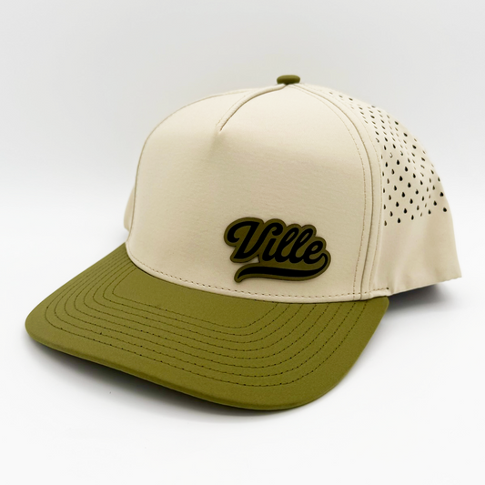 "Ville" Script Patch Athletic Hat