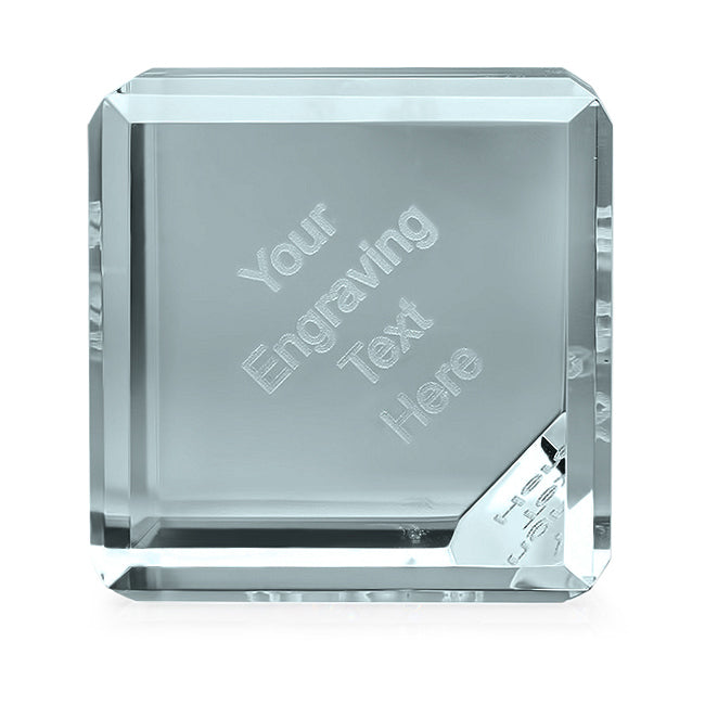 Crystal Cube in Multiple Sizes