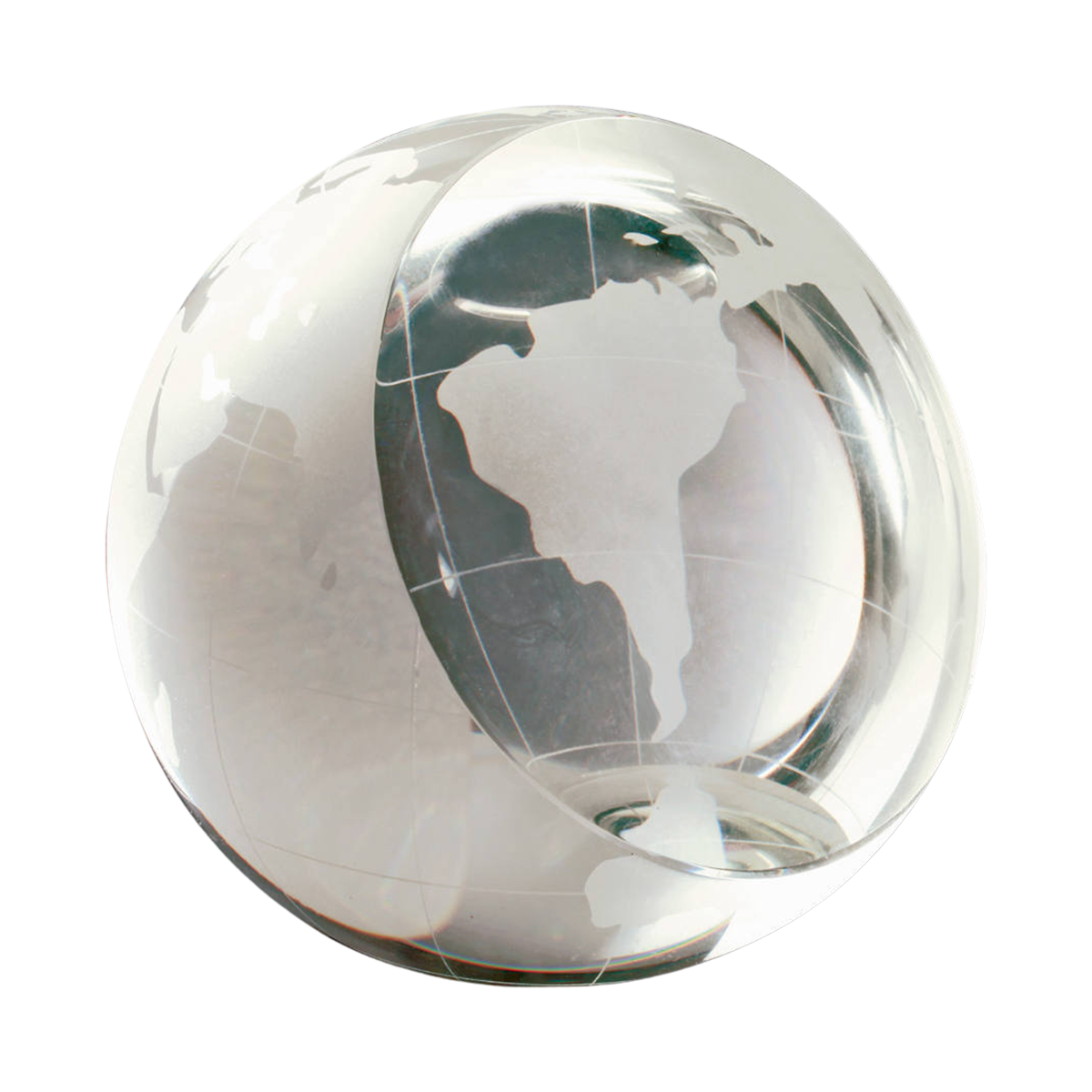 Crystal Globe Paperweight