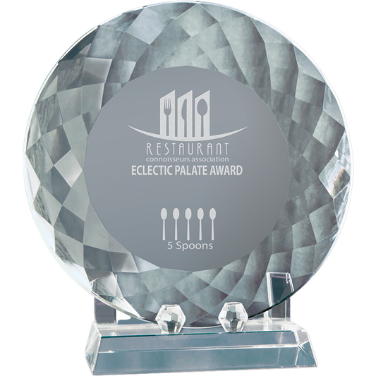 Crystal Plate with Base