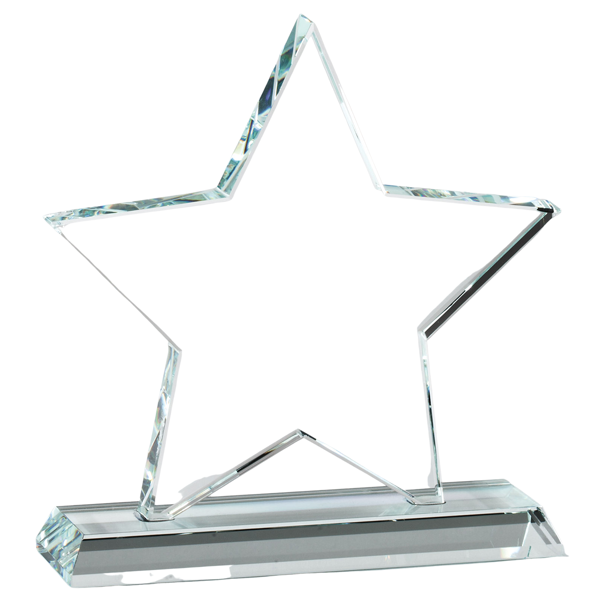Crystal Star on Clear Crystal Base