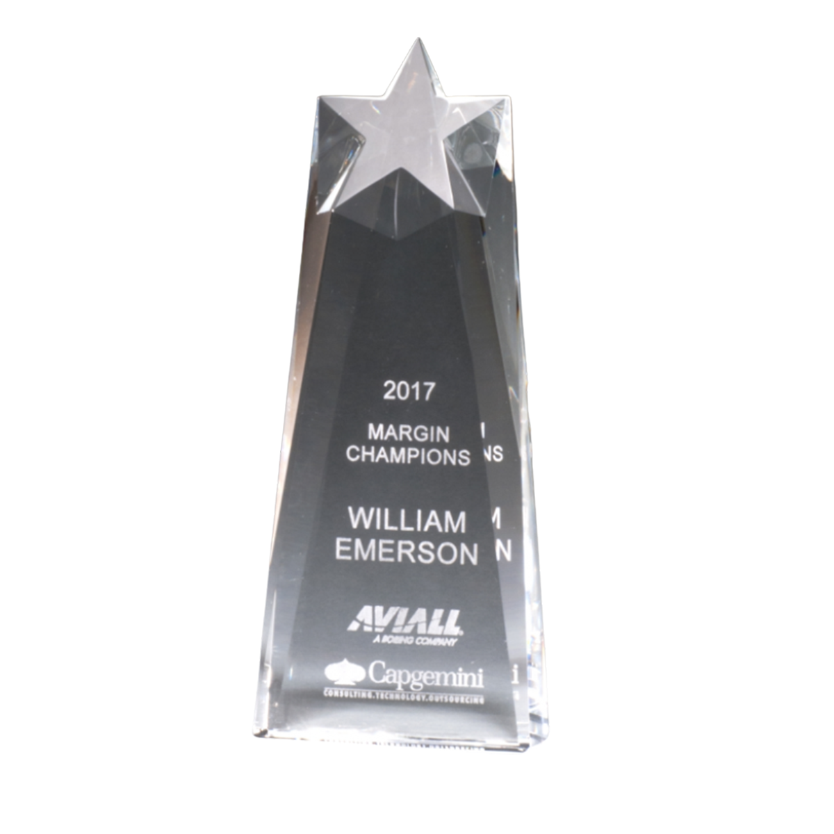 Crystal Star Carved from Crystal Block