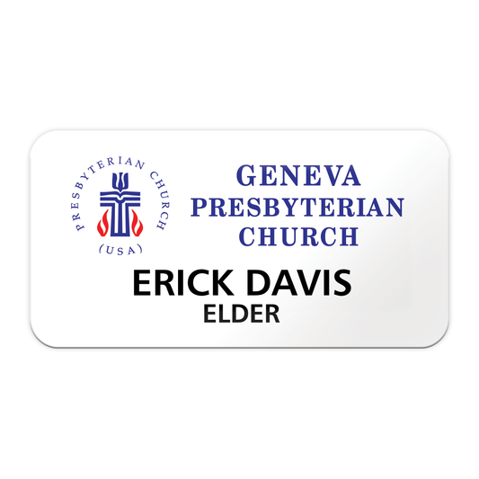 Vapor Print Plastic Badges