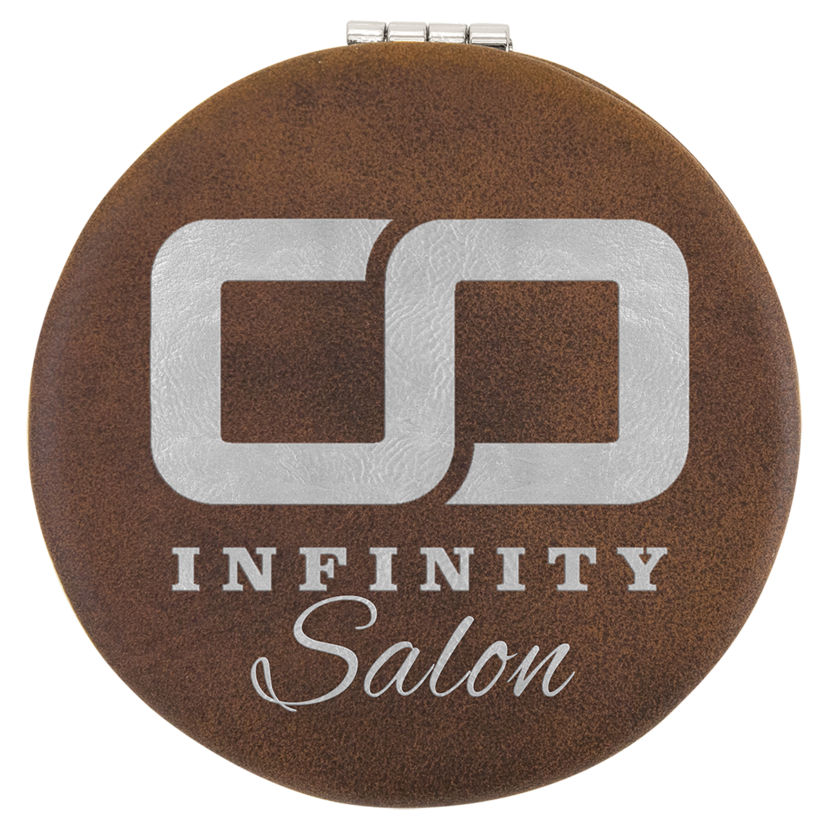 Leatherette Compact Mirror