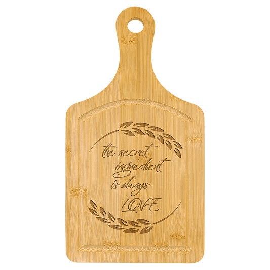 Bamboo Cutting Board with Drip Ring