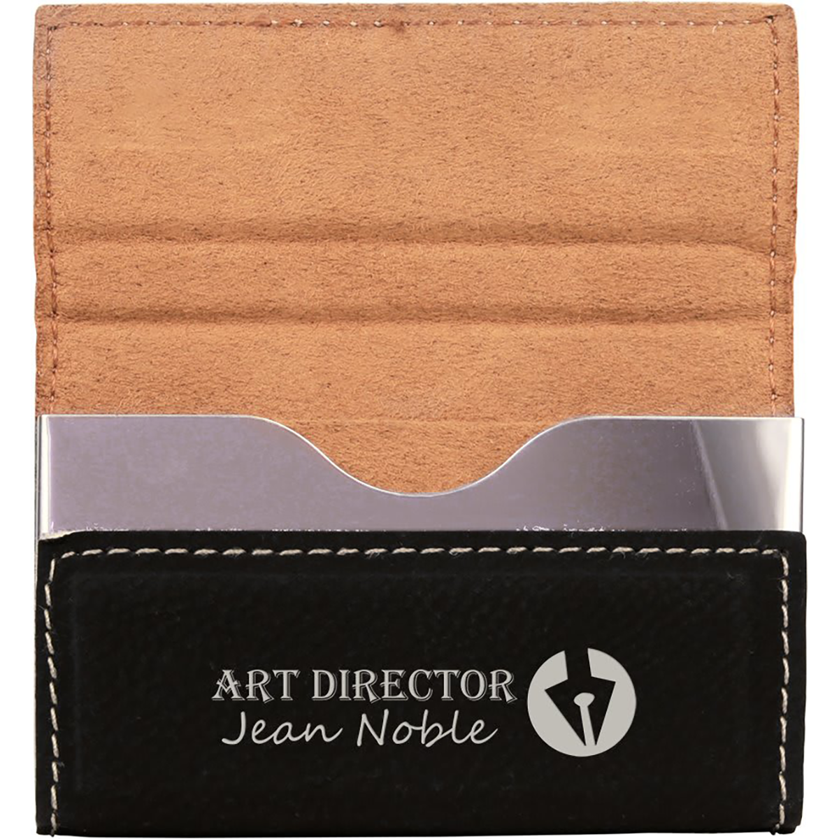 Leatherette Business Card Holder