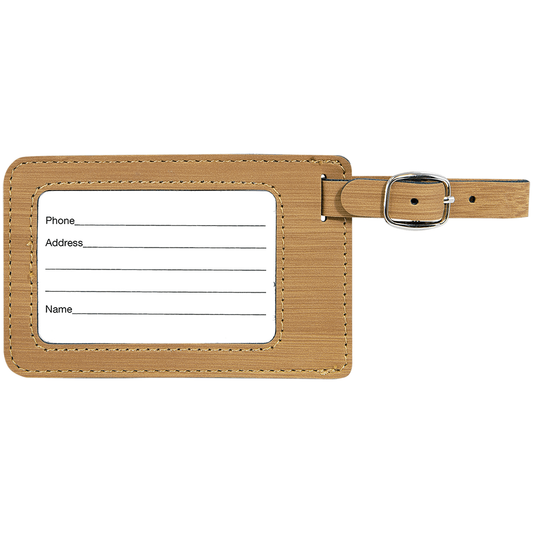 Leatherette Luggage Tag