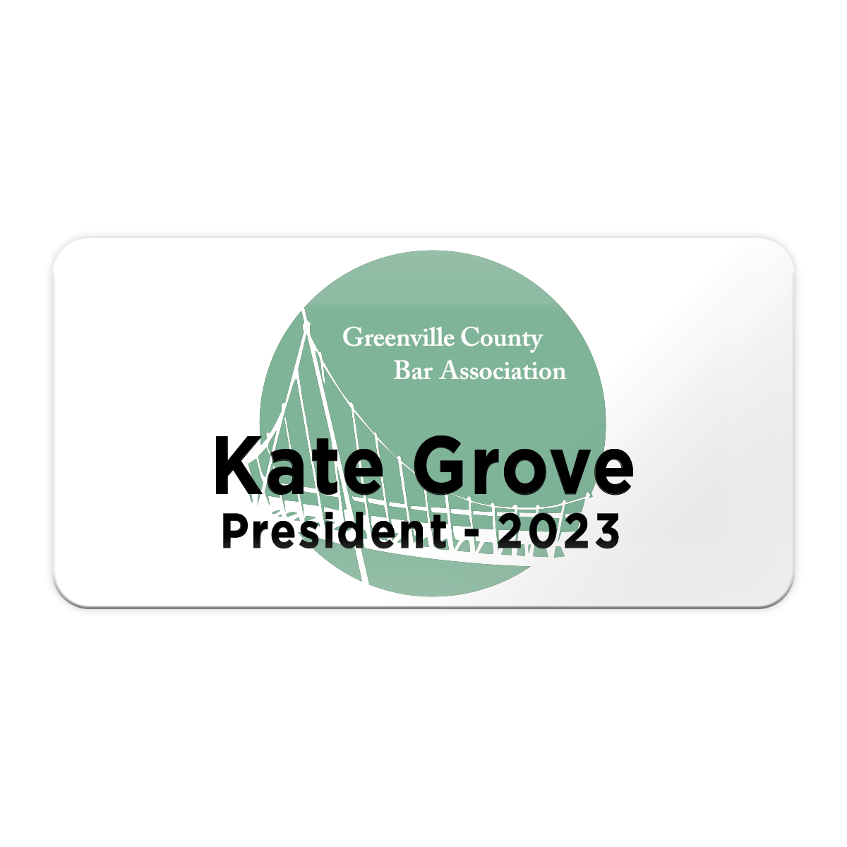 Vapor Print Plastic Badges