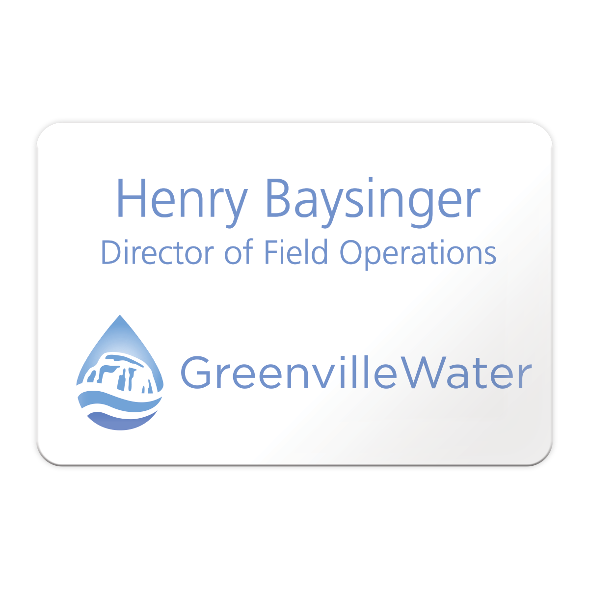 Vapor Print Plastic Badges