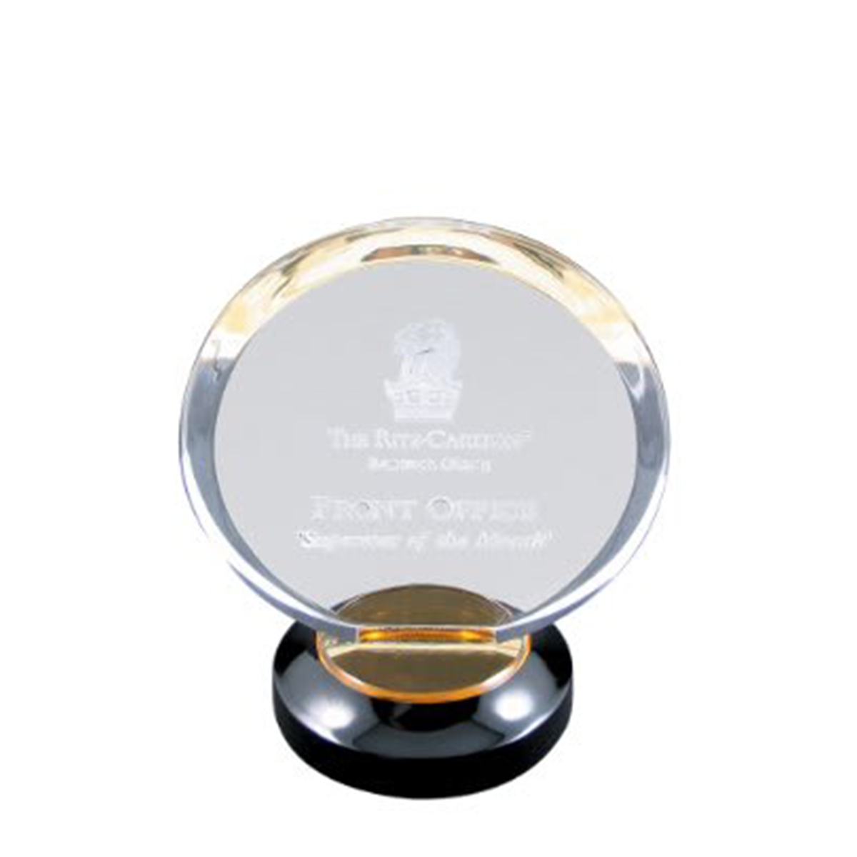 Gold Halo Acrylic Award