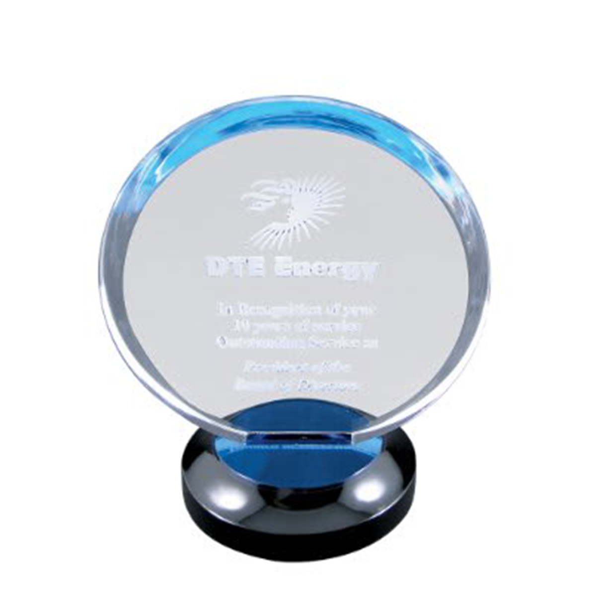 Blue Halo Acrylic Award