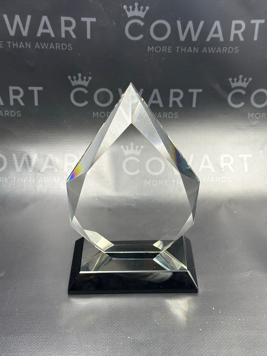 Diamond Crystal on Black Pedestal Base