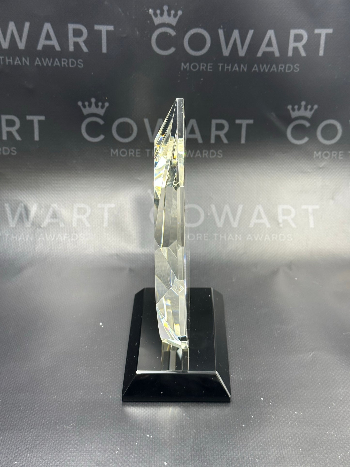 Diamond Crystal on Black Pedestal Base