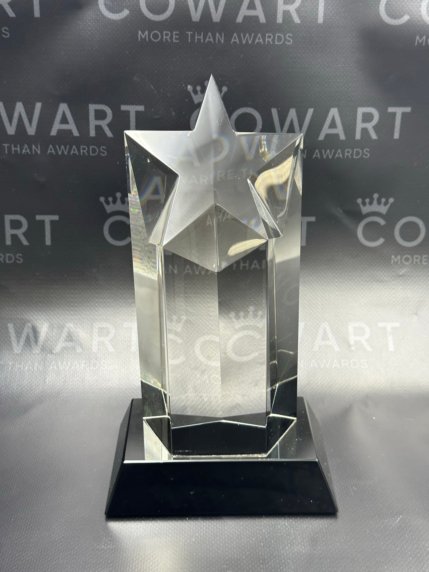 Crystal Star Tower on Black Base