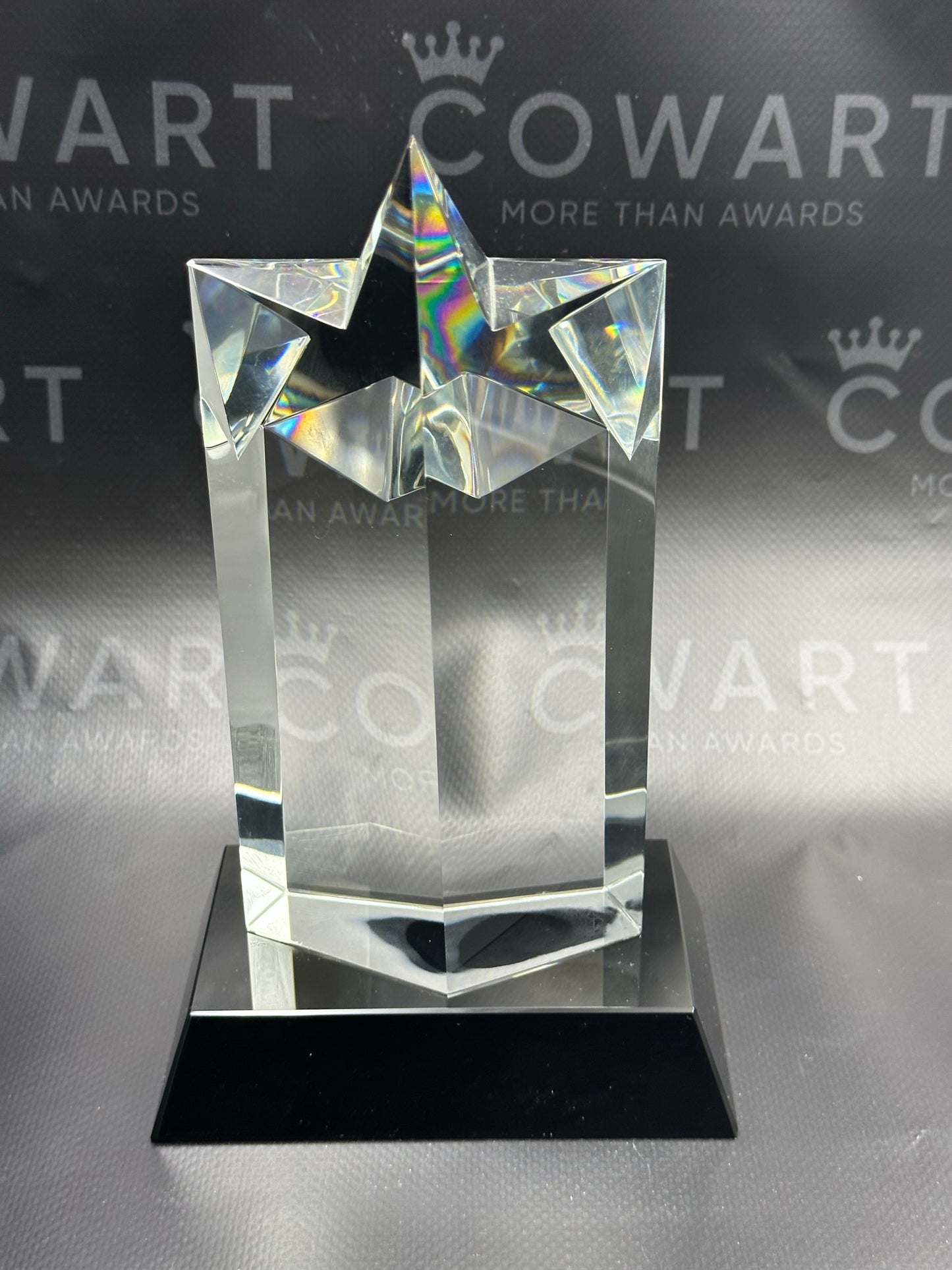 Crystal Star Tower on Black Base