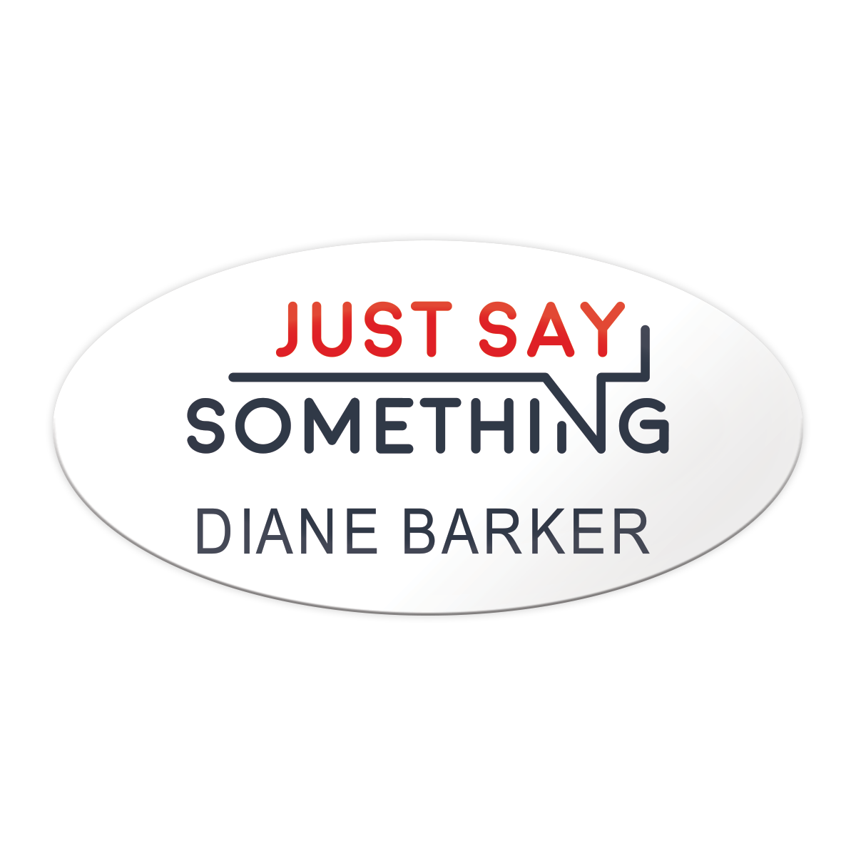 Vapor Print Plastic Badges