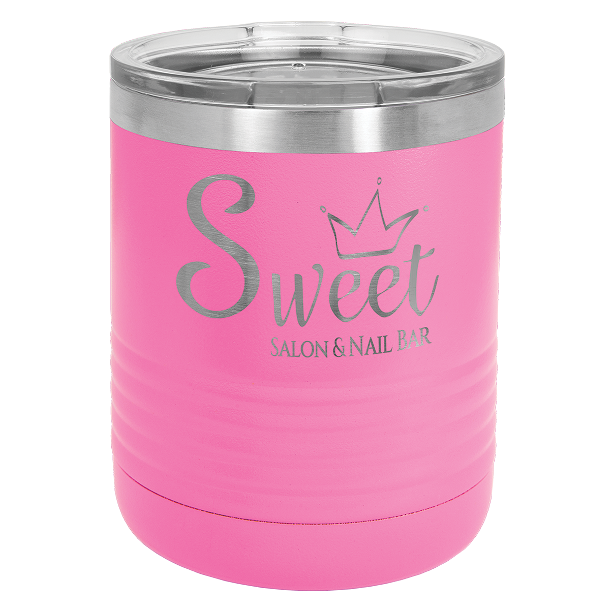 Polar Camel 10 oz. Vacuum Insulated Ringneck Tumbler with Clear Lid