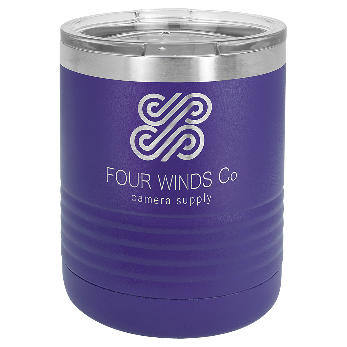 Polar Camel 10 oz. Vacuum Insulated Ringneck Tumbler with Clear Lid