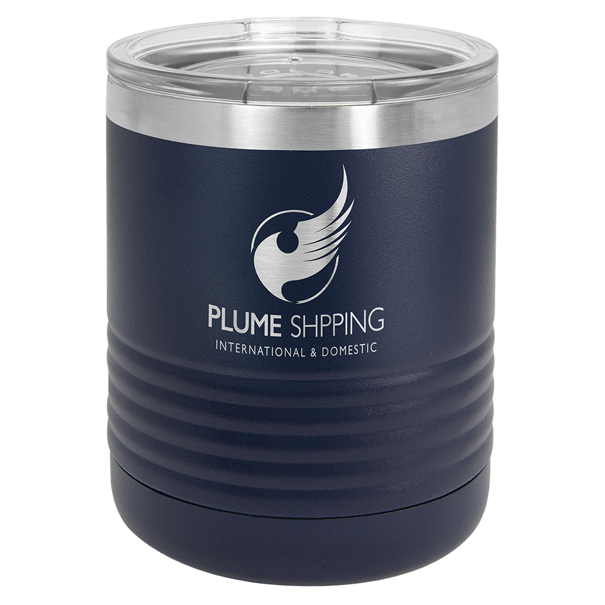 Polar Camel 10 oz. Vacuum Insulated Ringneck Tumbler with Clear Lid