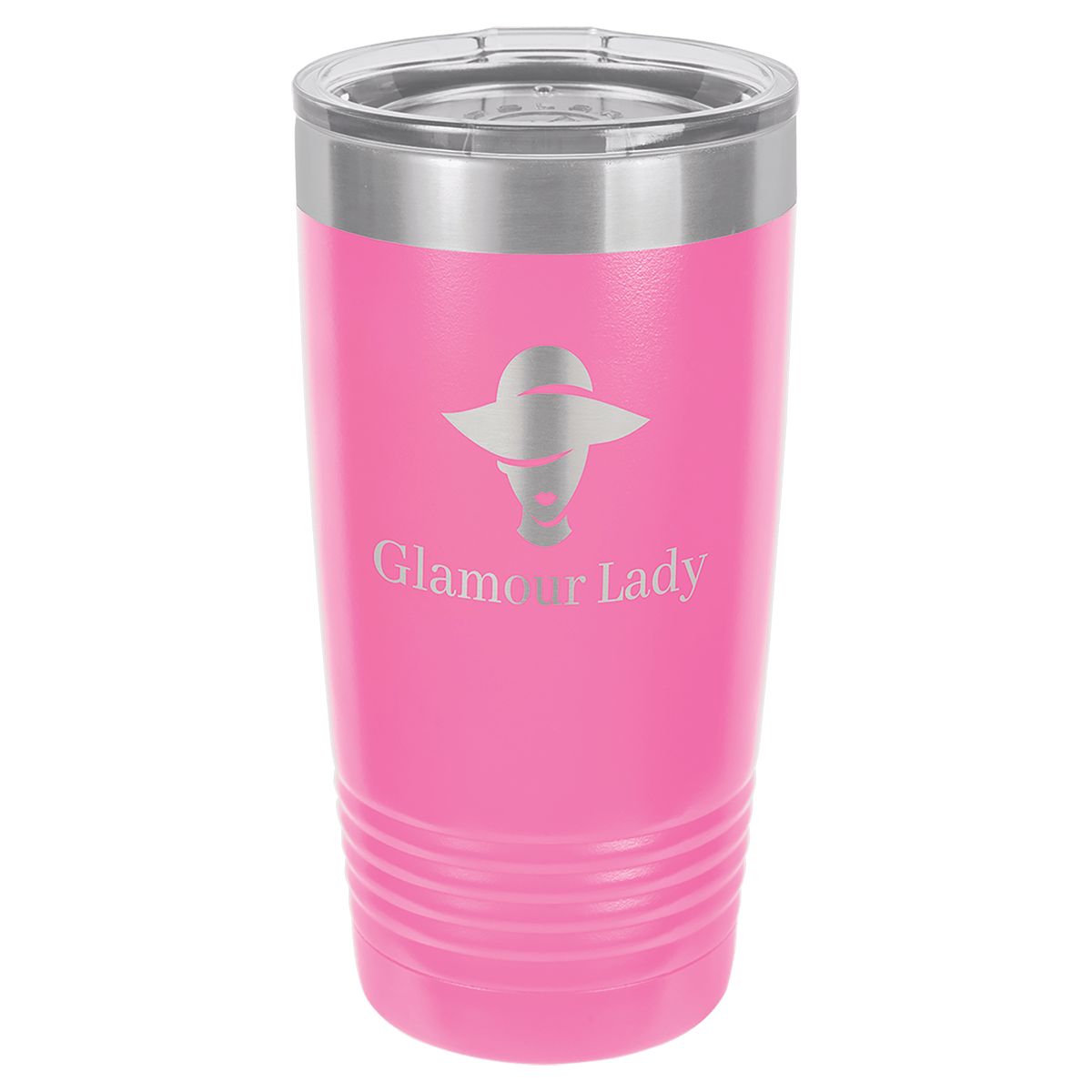 Polar Camel 20 oz. Vacuum Insulated Ringneck Tumbler with Clear Lid