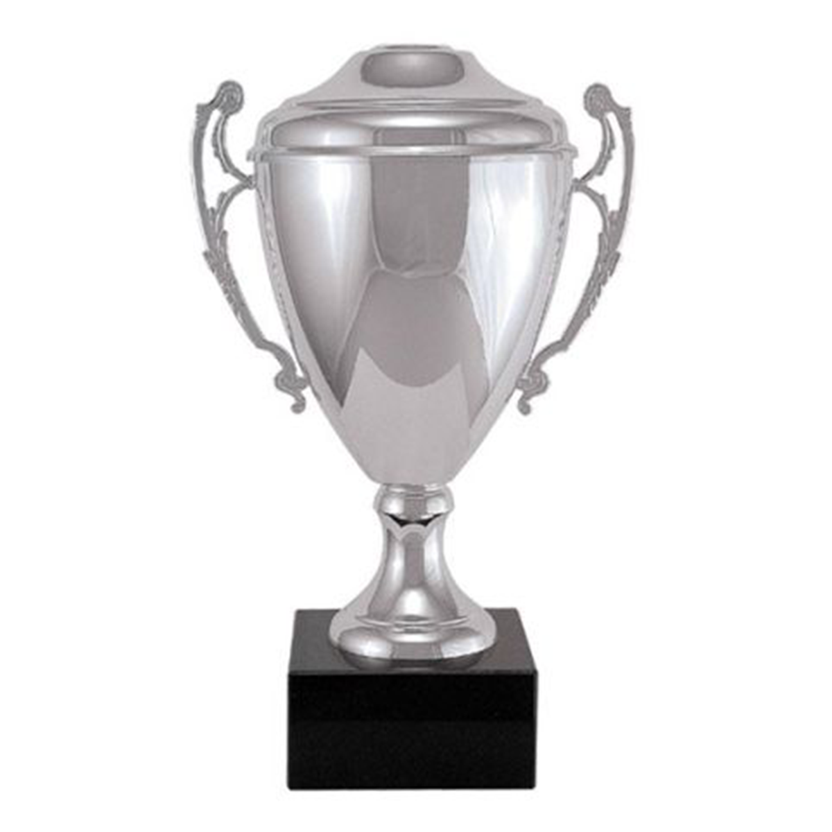 Silver Italian Cup Trophy with Lid