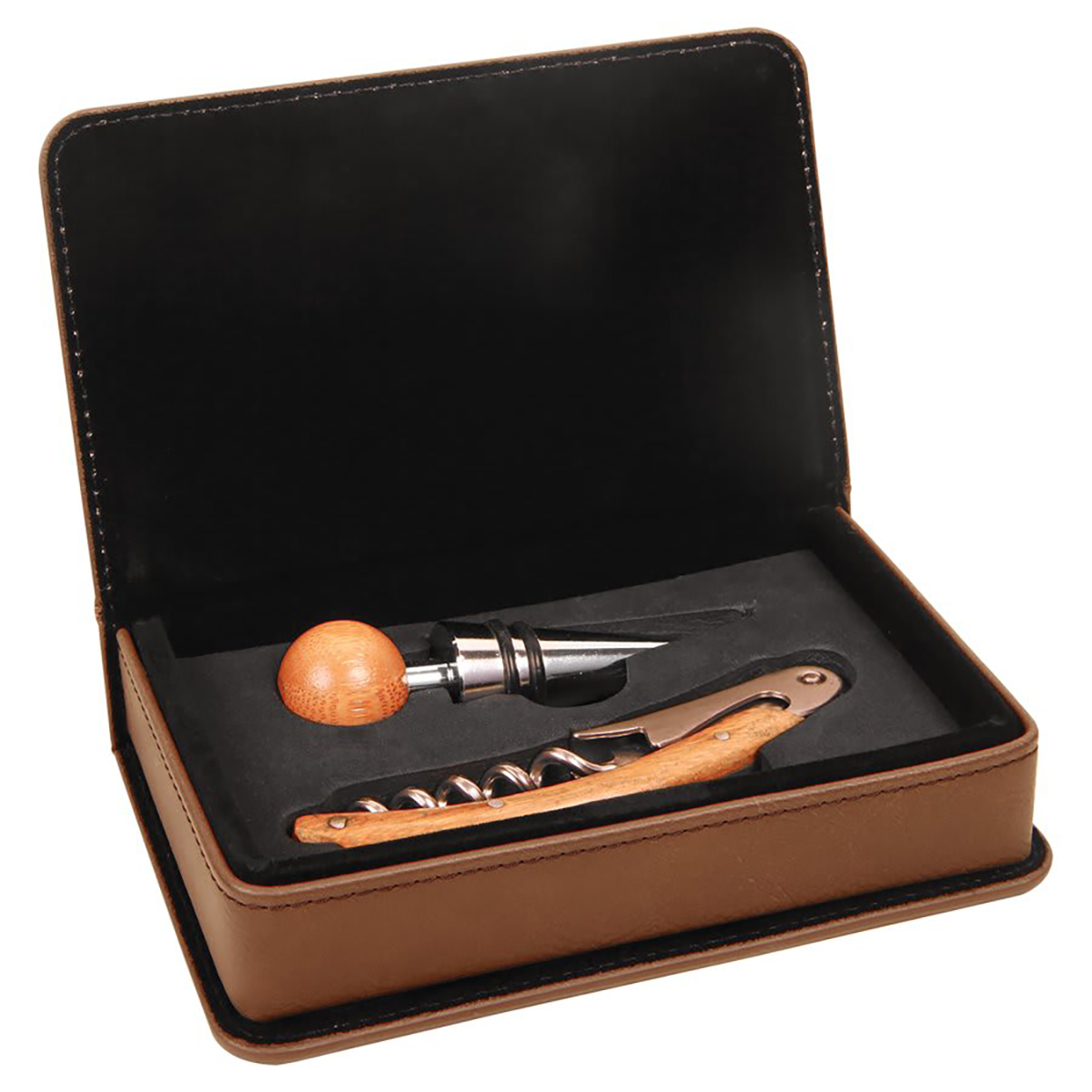 Leatherette Wine Tool Gift Set