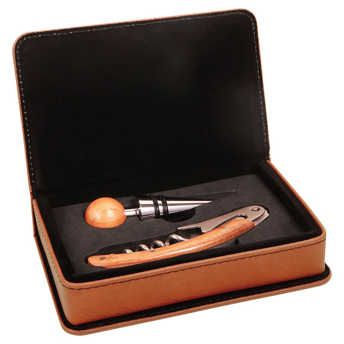 Leatherette Wine Tool Gift Set