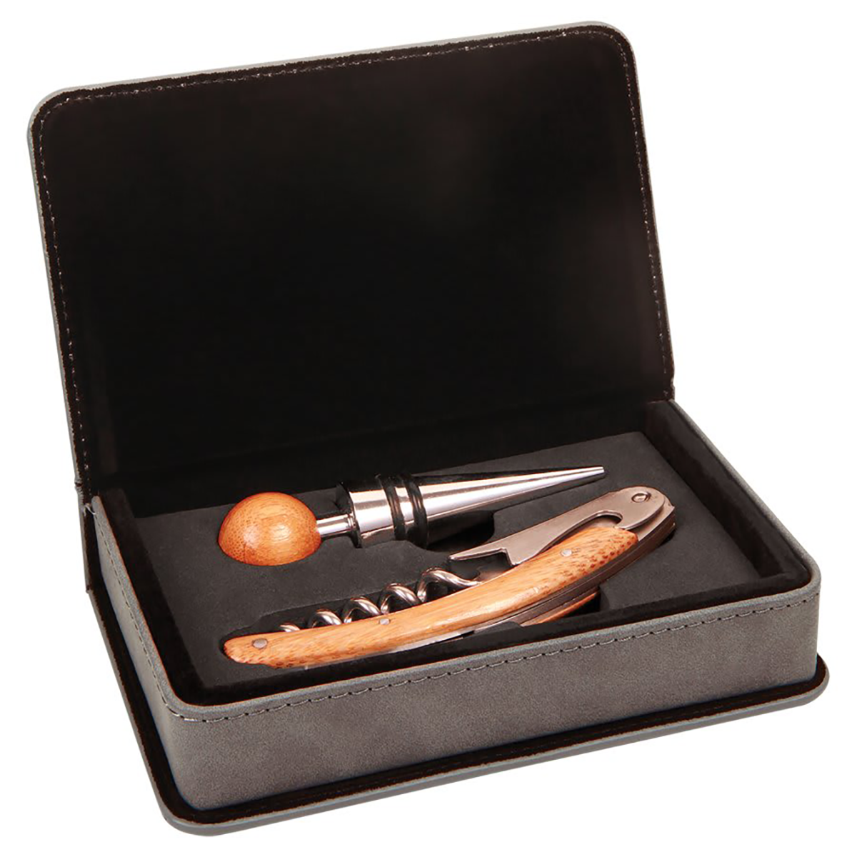 Leatherette Wine Tool Gift Set