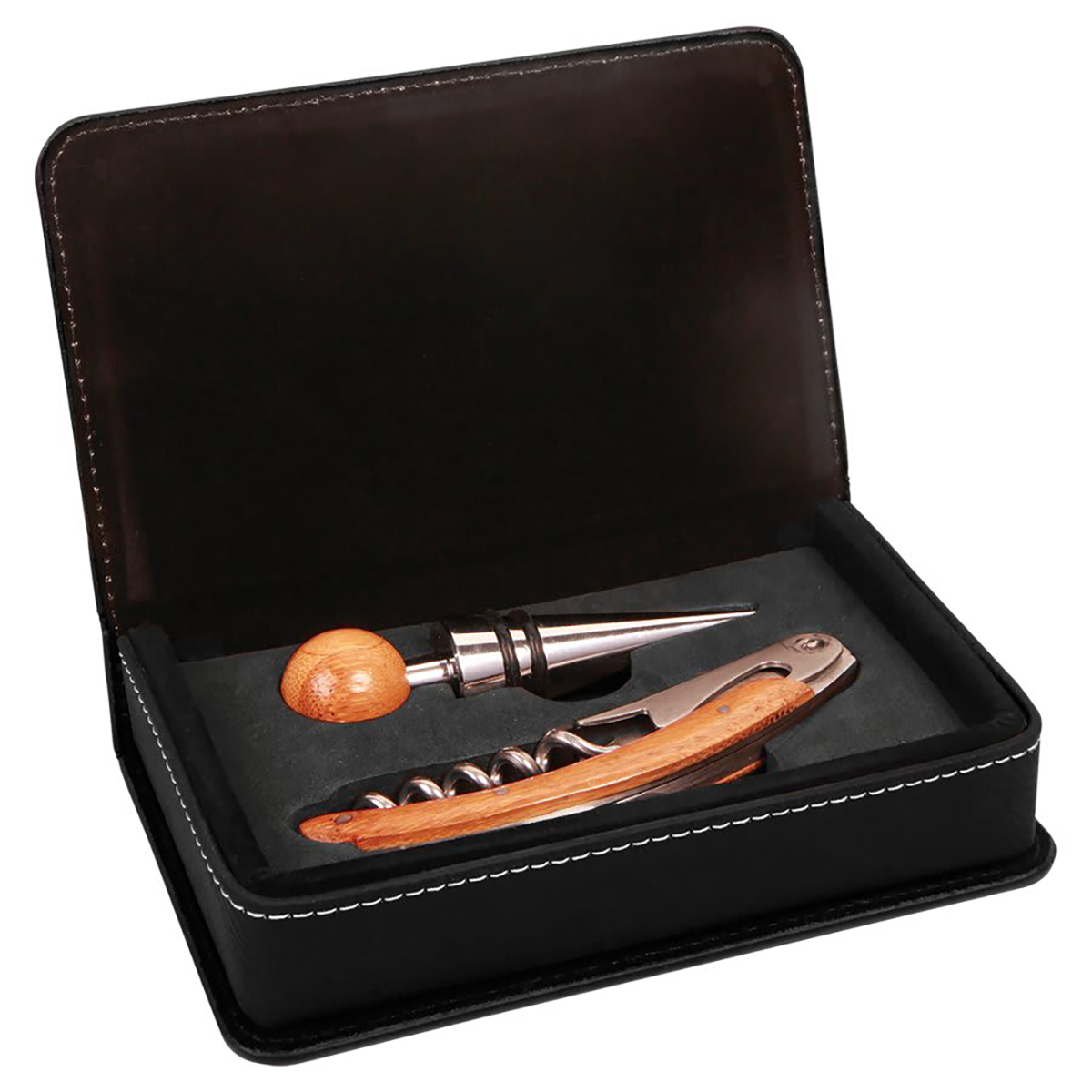 Leatherette Wine Tool Gift Set