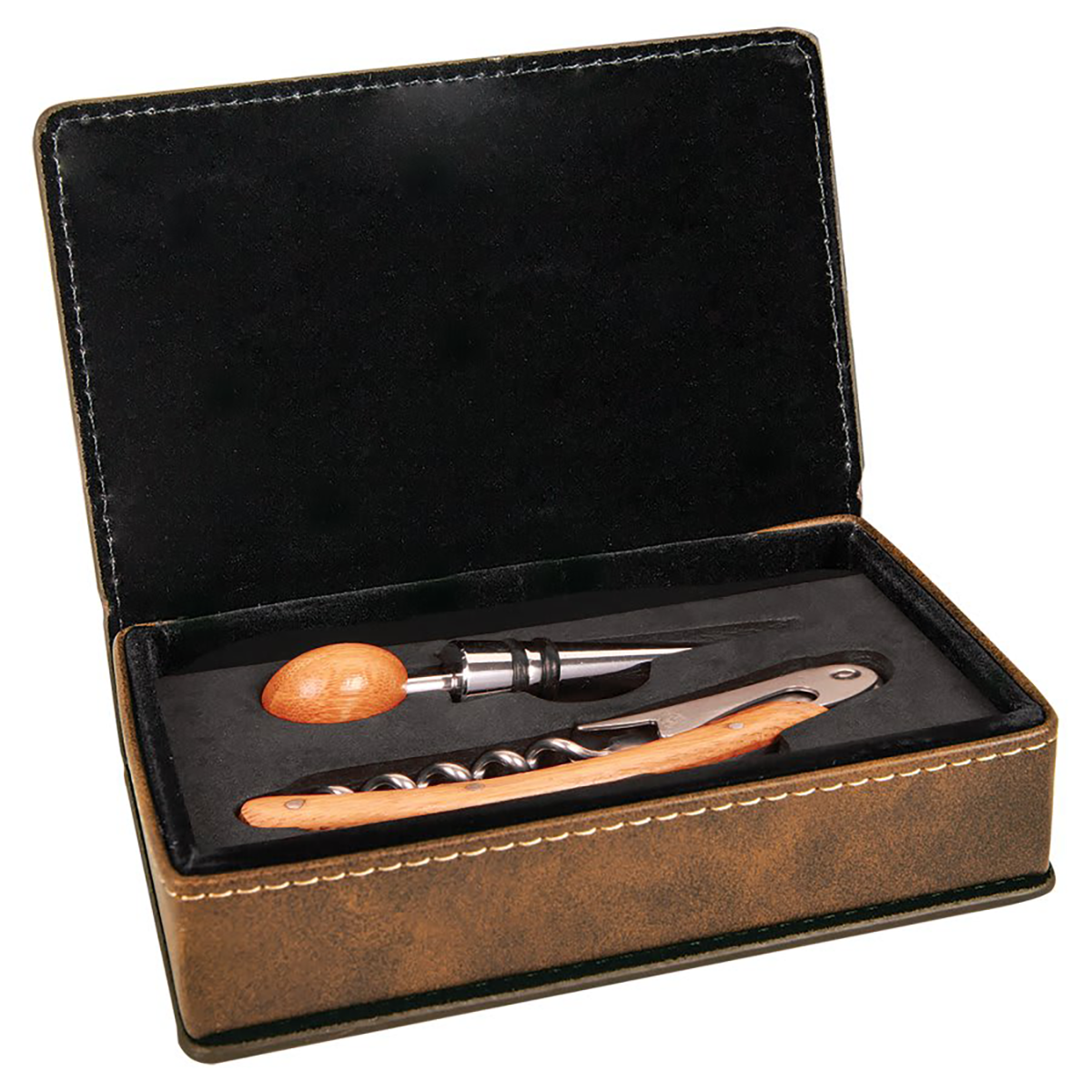 Leatherette Wine Tool Gift Set