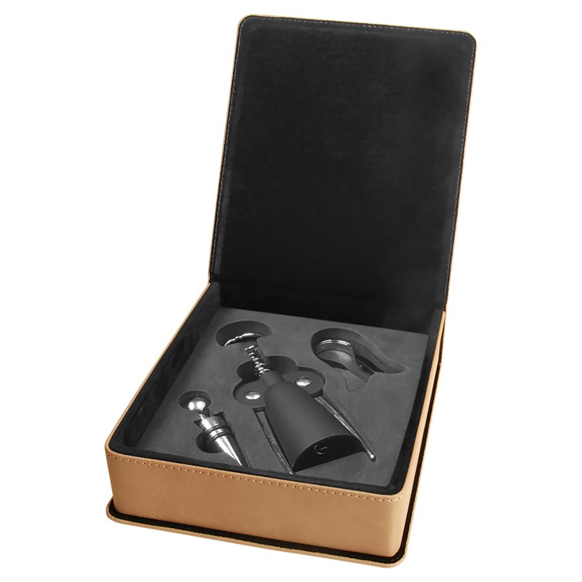 Leatherette Wine Tool Gift Set