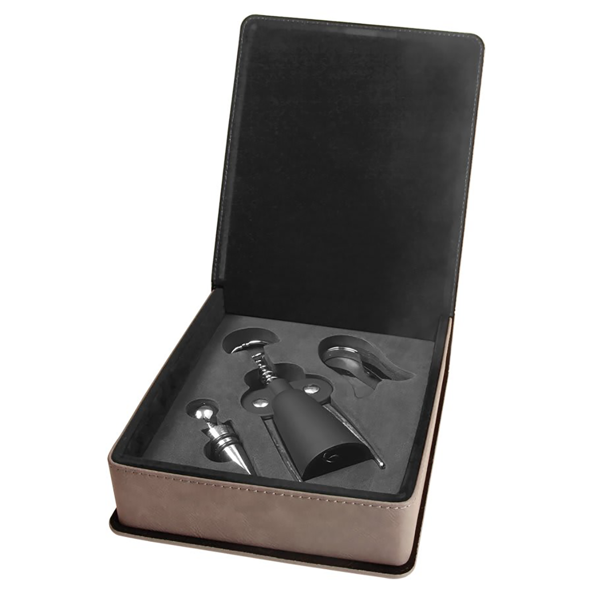 Leatherette Wine Tool Gift Set