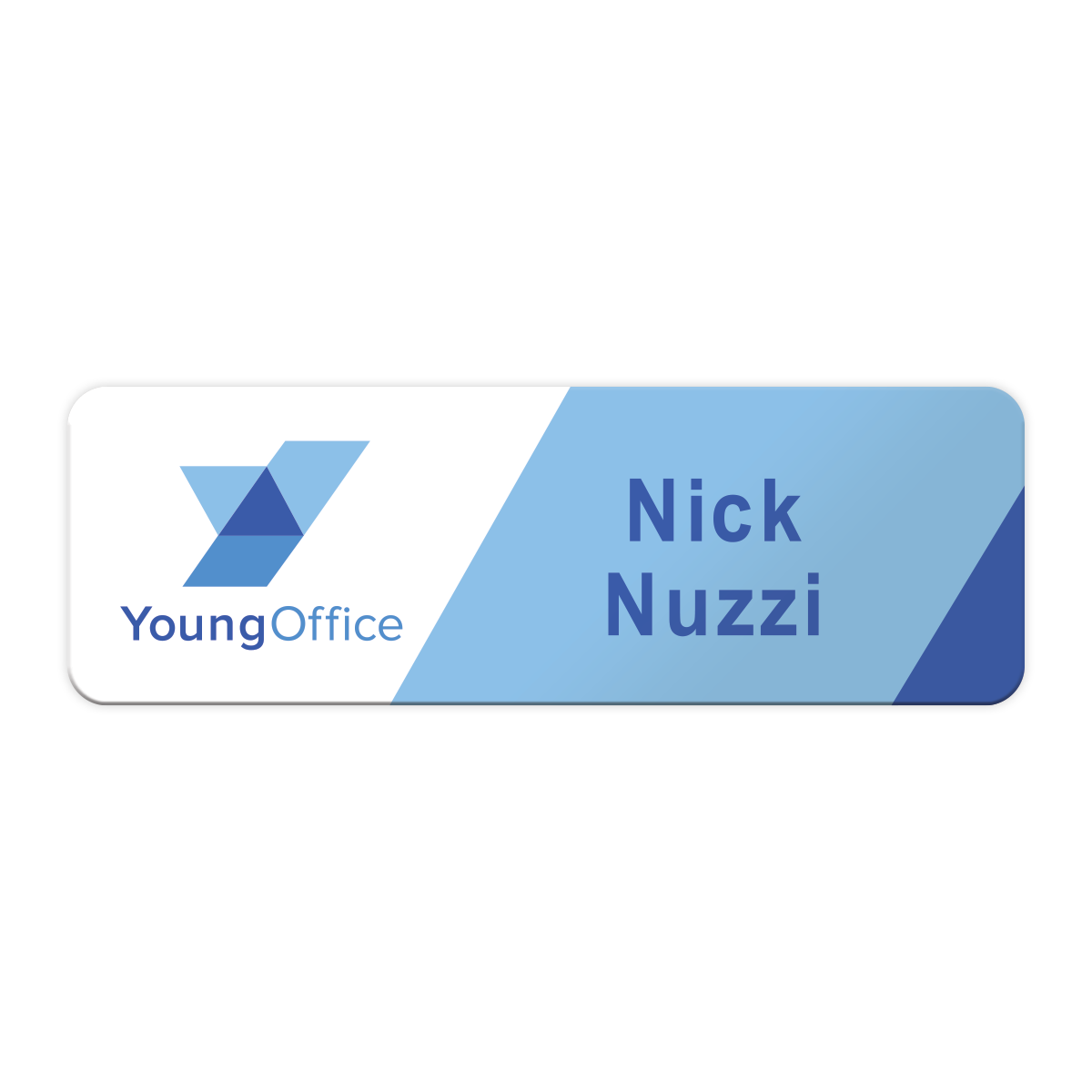 Vapor Print Plastic Badges