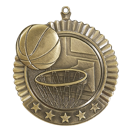 Basketball 5 Star Medal