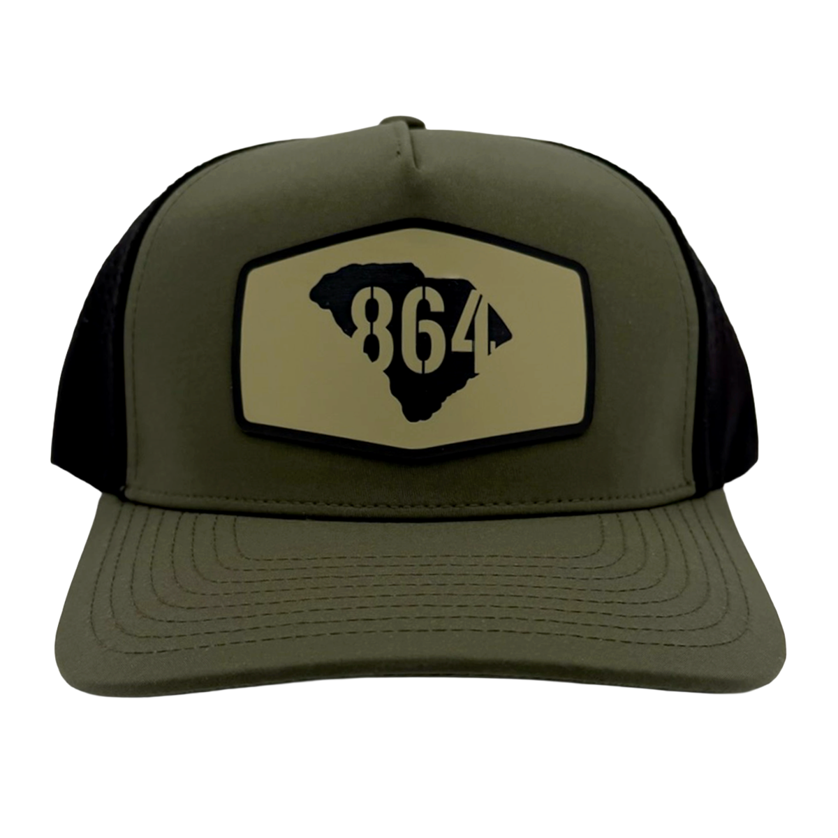 "864 in SC" Hex Patch Athletic Hat