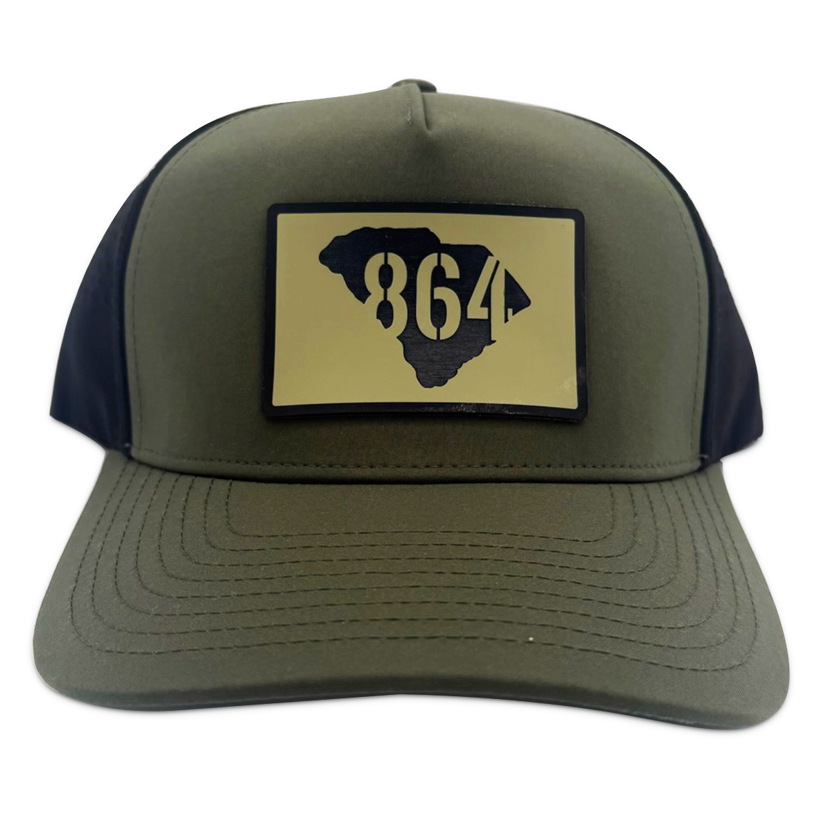 "864 in SC" Rectangular Patch Athletic Hat