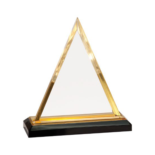 Gold Triangle Impress Acrylic