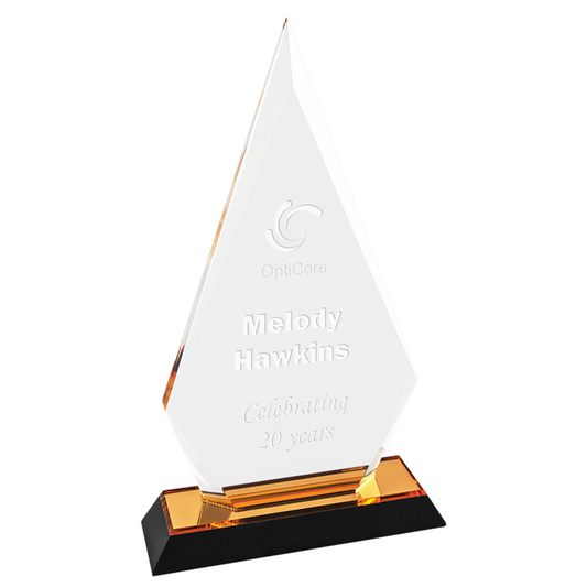 Gold Arrowhead Acrylic Award