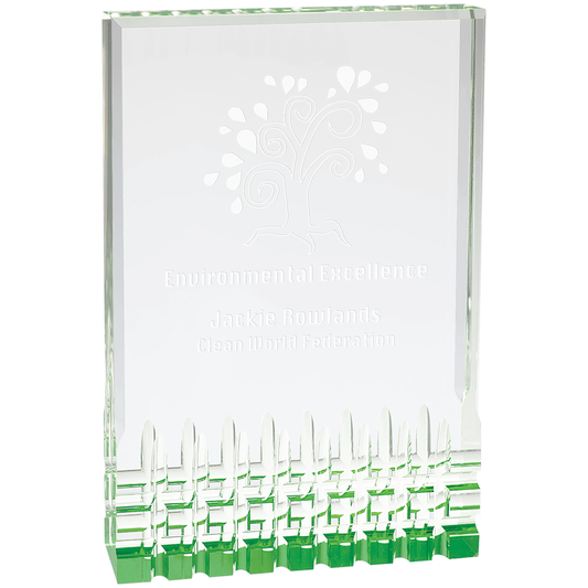 Green Mirage Acrylic Award