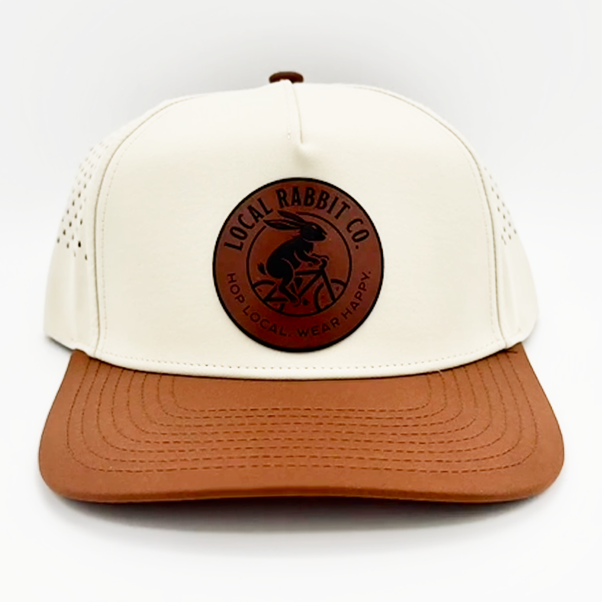"Active Rabbit" Circle Patch Athletic Hat