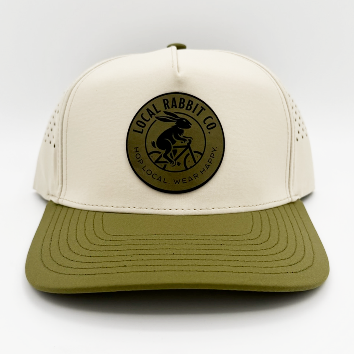 "Active Rabbit" Circle Patch Athletic Hat