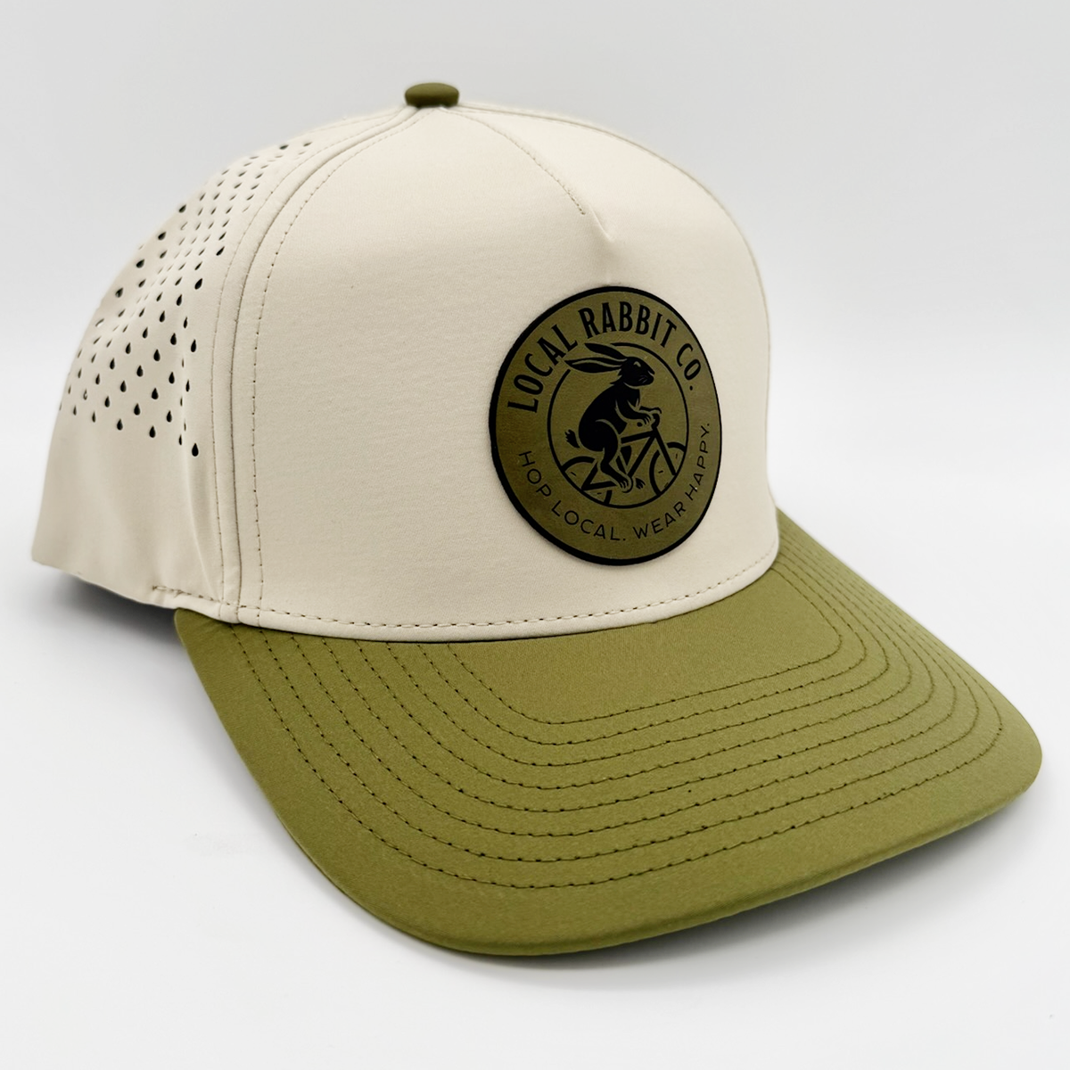 "Active Rabbit" Circle Patch Athletic Hat