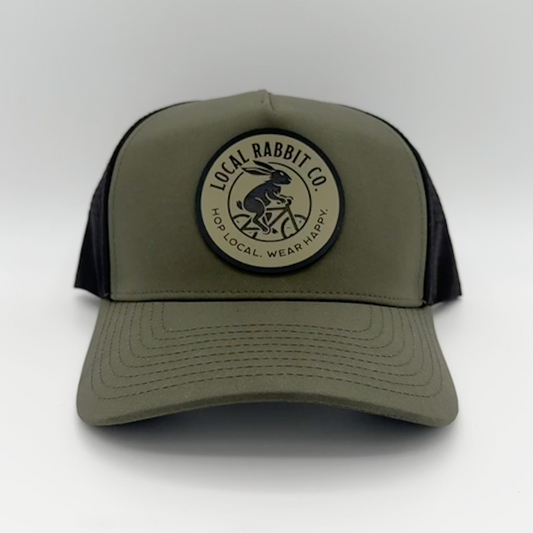"Active Rabbit" Circle Patch Athletic Hat